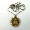 Art Nouveau Gold Filled Locket Necklace