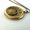 Art Nouveau Gold Filled Locket Necklace