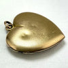 Art Nouveau Gold Filled Repousse Heart Shaped Locket