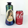 Art Nouveau Iridescent Portrait Vase
