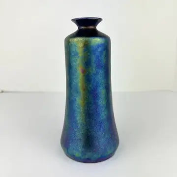 Art Nouveau Iridescent Portrait Vase