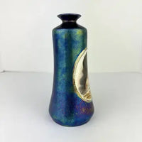Art Nouveau Iridescent Portrait Vase
