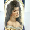 Art Nouveau Iridescent Portrait Vase