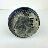 Art Nouveau Iridescent Portrait Vase
