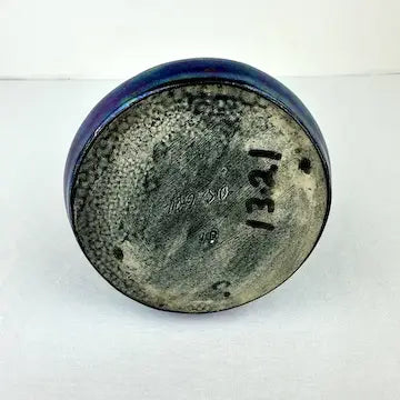 Art Nouveau Iridescent Portrait Vase