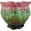 Arts and Crafts Weller Majolica Jardiniere 9” Tall