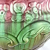 Arts and Crafts Weller Majolica Jardiniere 9” Tall
