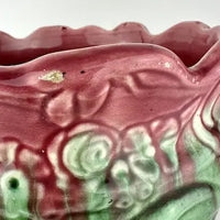 Arts and Crafts Weller Majolica Jardiniere 9” Tall