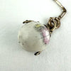 Rare Bilston Enamel Swivel Fob on PMCO Watch Chain Necklace