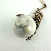 Rare Bilston Enamel Swivel Fob on PMCO Watch Chain Necklace