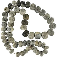 Carved Fossilized Wooly Mammoth Beaded Necklace
