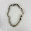 Carved Fossilized Wooly Mammoth Beaded Necklace