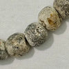 Carved Fossilized Wooly Mammoth Beaded Necklace