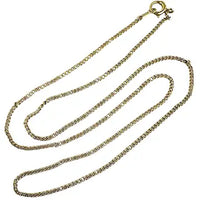 Child’s Vintage 10k Gold Dainty Curb Chain Necklace