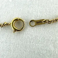 Child’s Vintage 10k Gold Dainty Curb Chain Necklace