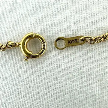 Child’s Vintage 10k Gold Dainty Curb Chain Necklace