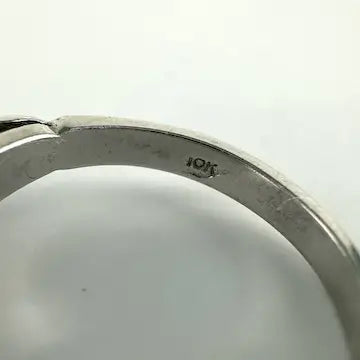Color Changing Lab Alexandrite 10k White Gold Ring Size 5.5