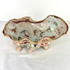 Rare Early 20th C Japanese Kutani Porcelain Shell Dish