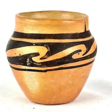 Early 20th century Miniature Hopi Polychrome Pottery Bowl