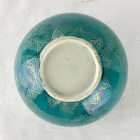 Early 20thc Chinese Turquoise Porcelain Brush Washer