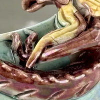 Early 20thc Chinese Turquoise Porcelain Brush Washer