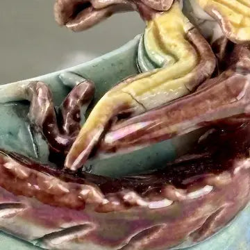 Early 20thc Chinese Turquoise Porcelain Brush Washer