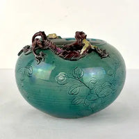 Early 20thc Chinese Turquoise Porcelain Brush Washer