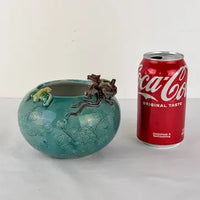 Early 20thc Chinese Turquoise Porcelain Brush Washer