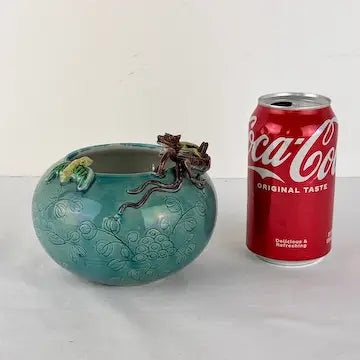 Early 20thc Chinese Turquoise Porcelain Brush Washer