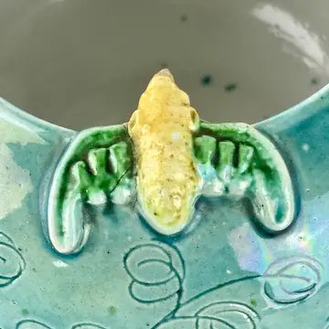 Early 20thc Chinese Turquoise Porcelain Brush Washer