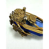 Early Hallmark Stanley Hagler Blue Rhinestone Brooch