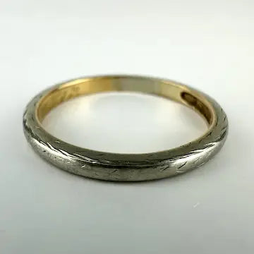 Edwardian 18k White Gold Ring