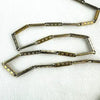Edwardian White and Yellow Gold Filled Watch Chain