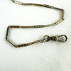 Edwardian White and Yellow Gold Filled Watch Chain