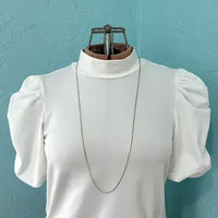 Extra Long Gold Filled Cable Chain Necklace