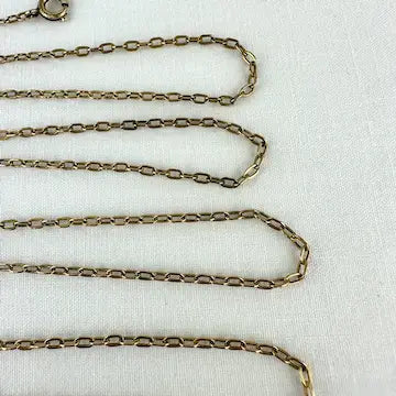 Extra Long Gold Filled Cable Chain Necklace