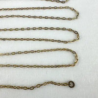 Extra Long Gold Filled Cable Chain Necklace