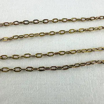 Extra Long Gold Filled Cable Chain Necklace