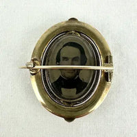 Family Photos & Mourning Brooches 14k Gold, Daguerreotype, Tintypes