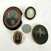 Family Photos & Mourning Brooches 14k Gold, Daguerreotype, Tintypes