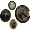 Family Photos & Mourning Brooches 14k Gold, Daguerreotype, Tintypes