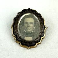 Family Photos & Mourning Brooches 14k Gold, Daguerreotype, Tintypes