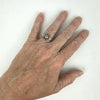 Georgian Revival 14k Gold Rose Cut Diamond Ring Size 6.5