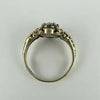 Georgian Revival 14k Gold Rose Cut Diamond Ring Size 6.5