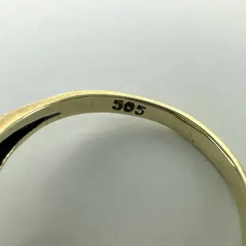 Georgian Revival 14k Gold Rose Cut Diamond Ring Size 6.5