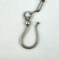 Gold Filled Watch Chain with Silver Swivel Shepherd’s Hook