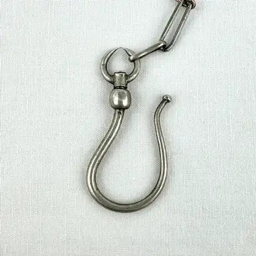 Gold Filled Watch Chain with Silver Swivel Shepherd’s Hook