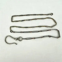 Gold Filled Watch Chain with Silver Swivel Shepherd’s Hook