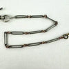 Gold Filled Watch Chain with Silver Swivel Shepherd’s Hook