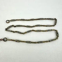 Gold Filled Watch Chain with Silver Swivel Shepherd’s Hook